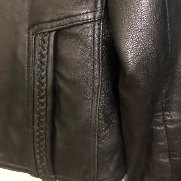 J Percy for Marvin Richards Leather Jacket Lined - Picture 9 of 11